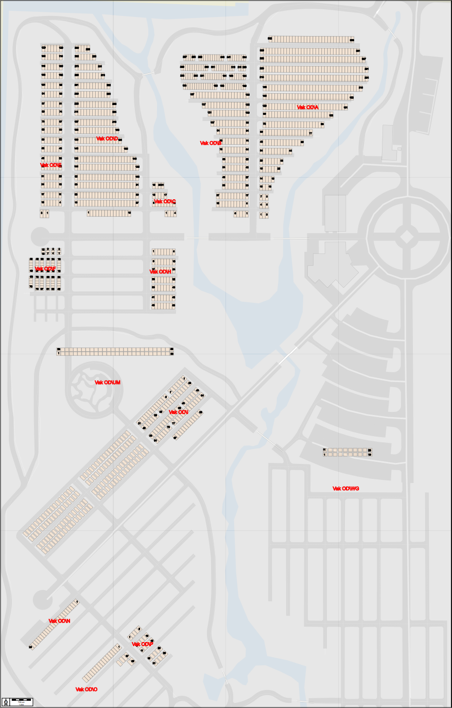 Plattegrond begraafplaats Den Ouden Dijck